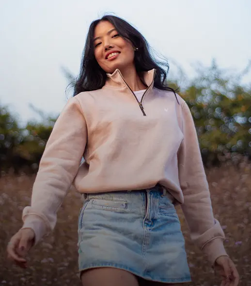 vincent zip sweatshirt